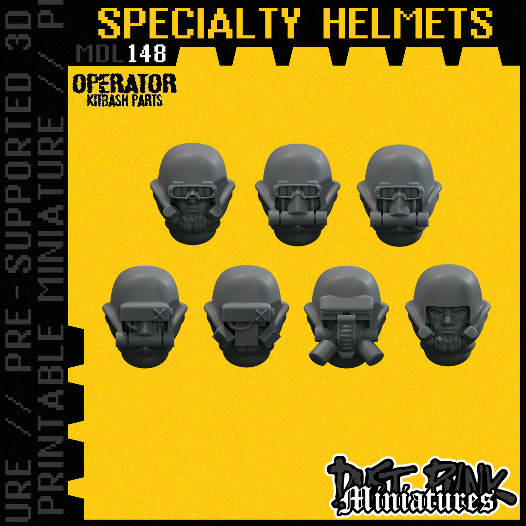 MDL148 SPECIALTY HELMETS [PRE-SUPPORTED]